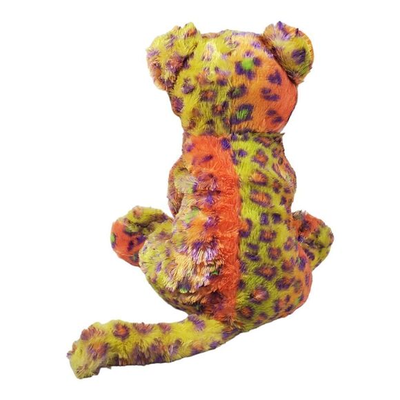 The Petting Zoo Tiger Cub Plush Sitting Colorful Bright Cheery Stuffed Toy 10" - Picture 6 of 14